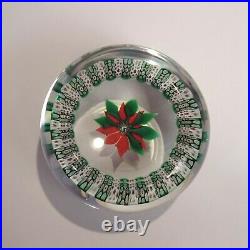 1976 Christmas Paper Weight Perthshire (67 of 350) Limited with Box and Card