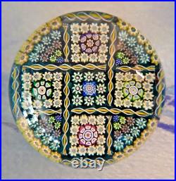 1979 Perthshire PP35 Limited Edition Art Glass Chessboard Large Paperweight