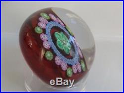 1982A Perthshire Complex Millefiori Canes Floral Paperweight Limited Edition EC