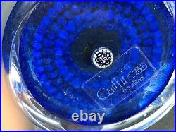 1987 Caithness Art Glass Scotland Paperweight, 2 1/2 High, 3 Widest