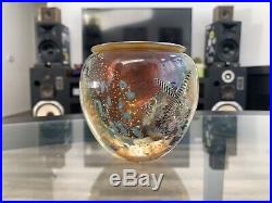 1992 JOSH SIMPSON Art Glass SIGNED Paperweight Vase