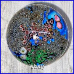 1992 Signed Richard Satava Art Glass Coral Reef Aquarium Paperweight Chico