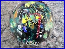 1994 Signed JOSH SIMPSON Inhabited PLANET 3 Paperweight Space Ship with Brochure