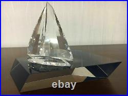 2 Swarovski crystal sailboats (price per piece)