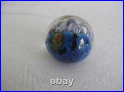 2001 Josh Simpson Planet Series Glass Paperweight Shells Ocean 1.5