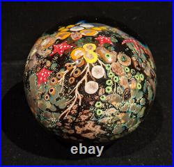 2007 Colin Richardson Underwater Sphere Paperweight, 4 inch diameter