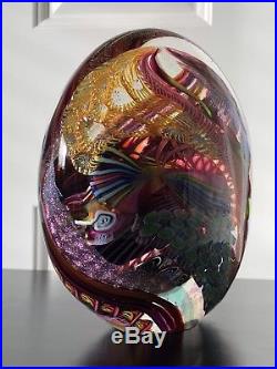 7 Amazing James Nowak Art Glass Paperweight