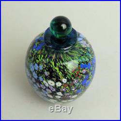 A Fine Peter Raos 1993 Monet Series Art Glass Paperweight Scent Bottle