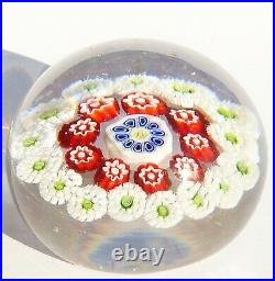 +ANTIKES CONCENTRIC BACCARAT / FRANCE+ Paperweight Briefbeschwerer Sulfure +TOP+
