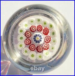 +ANTIKES CONCENTRIC BACCARAT / FRANCE+ Paperweight Briefbeschwerer Sulfure +TOP+