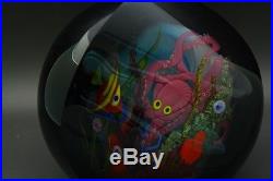 Abelman beautiful Fish Tank Underwater Art Glass Paperweight, Aprx 4.25Wx4.5H