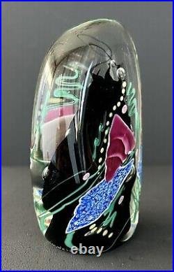 Amazing Lg Vintage Don Bagwell Paperweight 1989 Coral Reef Art Glass Signed