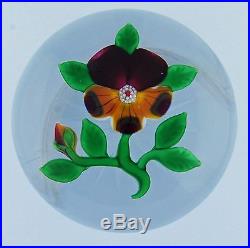 Antique Baccarat Pansy
