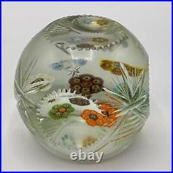 Antique French Glass Paperweight Unknown Markings