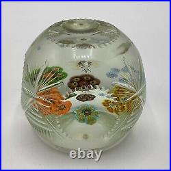 Antique French Glass Paperweight Unknown Markings