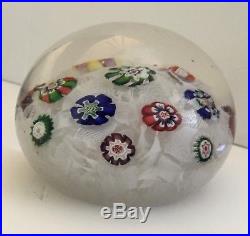 Antique. Hand-blown glass paperweight. Mid 19th Century by Baccarat