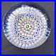 Antique Old English Glass Concentric Millefiori High Dome Paperweight