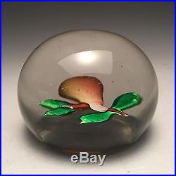 Antique St. Louis Art Glass Single Pear Paperweight