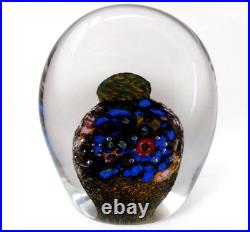 Art Glass Paperweight Berry Davis Signed Sealife Coral Reef