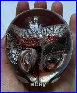 Art Glass Paperweight By Mark Armstrong, Signed