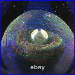 Art Glass Steven Correia Striped Nest Bubble PaperWeight 1988 L. E. 136 / 250