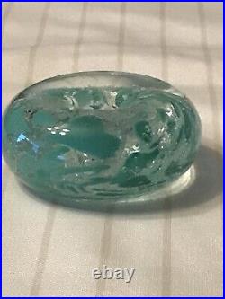 Art glass paperweight signed Glasshytta. Pedersen Gruer Norway