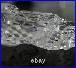 BACCARAT CRYSTAL Dragon Sea Serpent Figurine Paperweight Vintage MINT