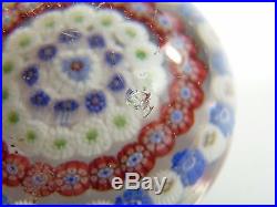 BACCARAT Crystal / Glass Antique French Paperweight / Presse-Papier