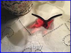 Baccarat Crystal Butterfly Papillon Ruby