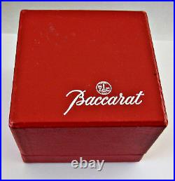 Baccarat French Crystal Glass Paperweight Millefiori Zodiac 1988 In Box Vintage