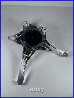Beautiful Art Glass ROLLIN KARG 2004 Dichroic Glass Starfish Multicolor SIGNED