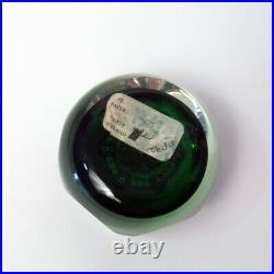 Beautiful Green (PP 32) Paperweight Perthshire Limited with Box (PP 32) RARE