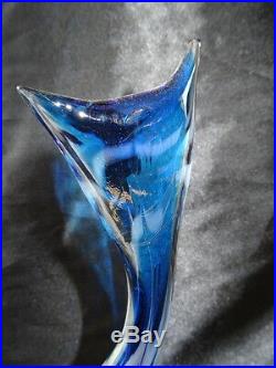 Beautiful Italian Art Glass Large Tropical Fish Statue Paperweight Gift Present