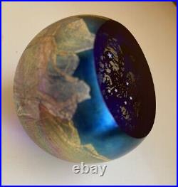 Big Dipper Glass Eye Studio GES Paperweight 3 1/4 Dia Glass 2004