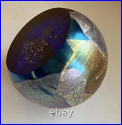 Big Dipper Glass Eye Studio GES Paperweight 3 1/4 Dia Glass 2004