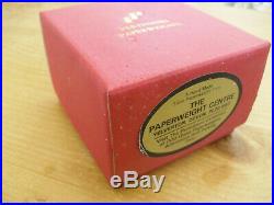 Boxed Ltd Ed Perthshire 1998E Roses & Latticinio Paperweight(106/200) 2 3/4