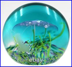 Caithness Scotland Art Glass Teal Green Fairy Tales Paperweight Ltd Edition 500