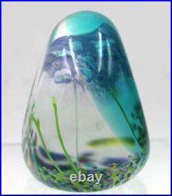 Caithness Scotland Art Glass Teal Green Fairy Tales Paperweight Ltd Edition 500