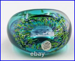 Caithness Scotland Art Glass Teal Green Fairy Tales Paperweight Ltd Edition 500