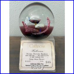 Caithness Scotland Limited Edition Art Glass Paperweight Halloween 505/650