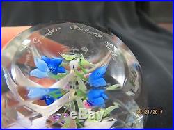 Caithness Scotland Whitefriars Summer Garden Flowers Art Glass Paperweight