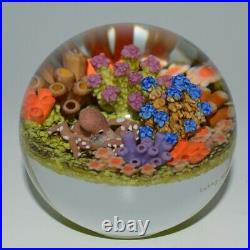 Cathy Richardson Glass Sea Art Paperweight signed and dated 3