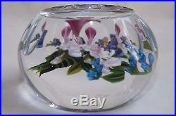 Chris Buzzini Baccarat-Faceted Spring Bouquet Paperweight 17/25 Limited Edition