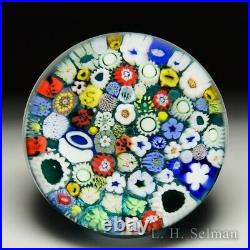 Chris Sherwin 2023 close packed millefiori glass paperweight