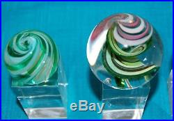 Collectible Art Glass Paperweight Artist Signed! Boyer 1984