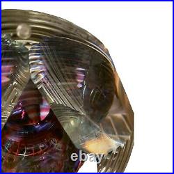 Contemporary Galaxy Art Glass Sculpture Michael David Kit Karbler Signed 8 READ
