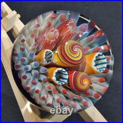 Coral Reef Art Glass Paper Weight By Trey Cornette