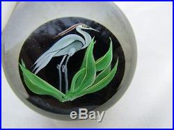 Correia Glass Paperweight Blue Heron Limited Edition Nr. 194/200 Collectible