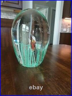 DOORSTOP 7 LARGE FRATELLI TOSO Murano Art Glass FISH SEAWEED Paperweight 8.7lbs