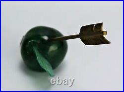 Daum Apple Sculpture Lost Arrow Of William Tell Paperweight Pate de Verre